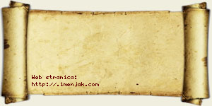 Kristina Pešić vizit kartica